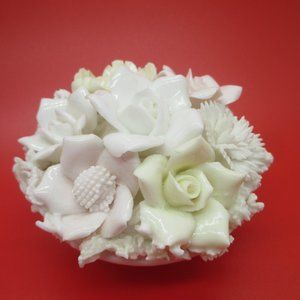 Vintage Ardalt Japan Candle Holder / Lenwhile China Verithin / Flower Basket